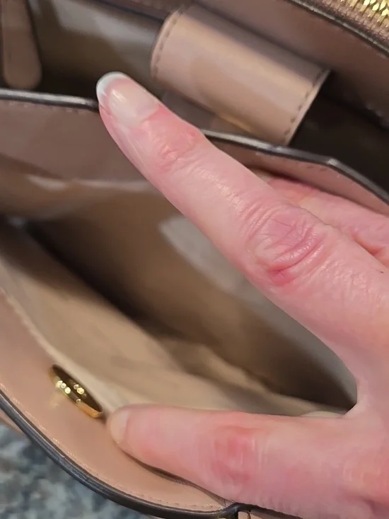 Michael Kors Reagan Signature Brown Medium Satchel - Picture 12 of 14